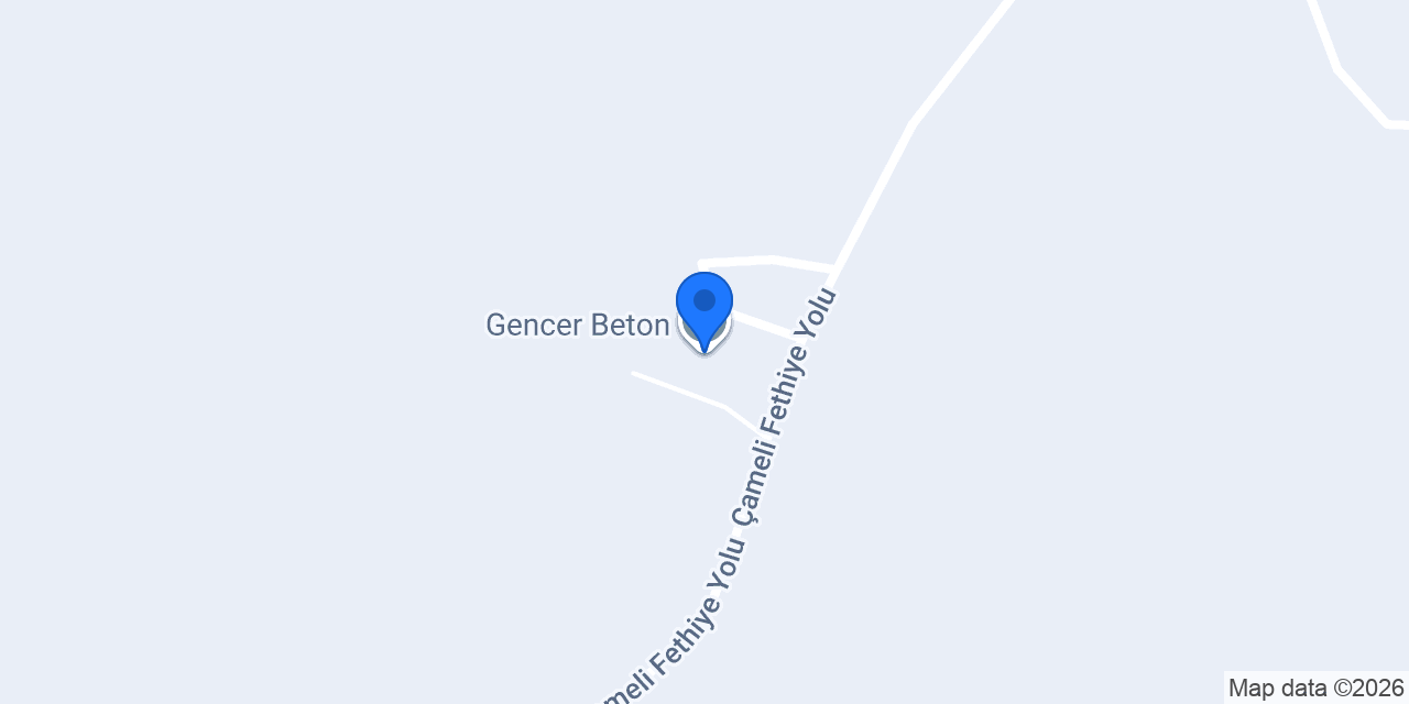 Gencer Beton konumu