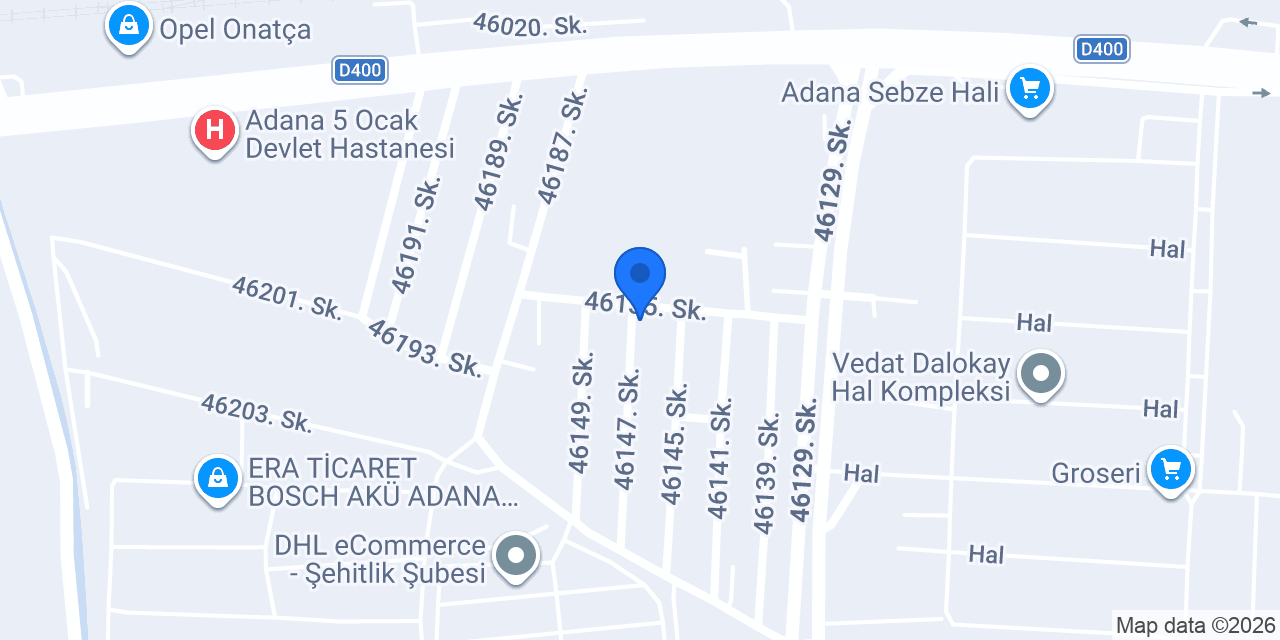 Özen Alüminyum Cephe Kaplama konumu