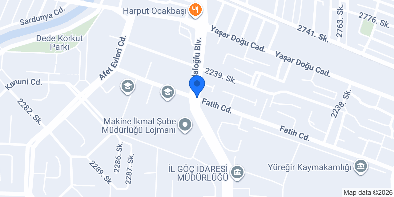 Yıldızlar Emlak konumu