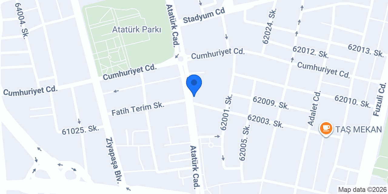 Aristone Cafe ve Restaurant konumu
