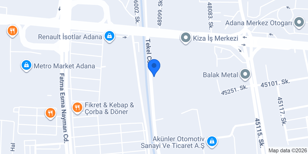 Adana Otogar Domino's Pizza konumu