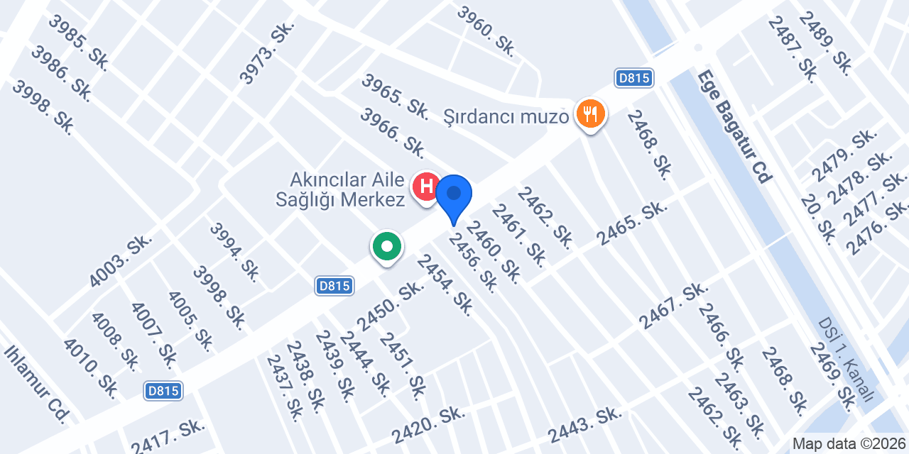 SARIÇAM ECZANESİ konumu