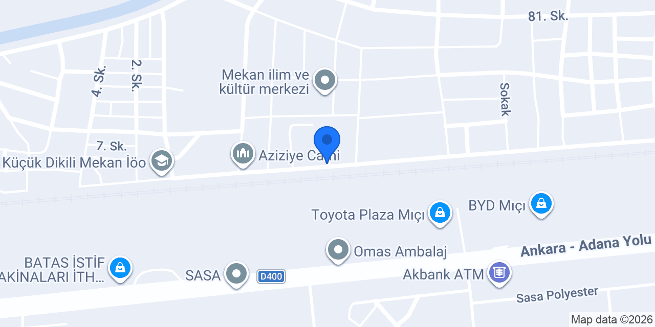 Yöntaş Plastik konumu
