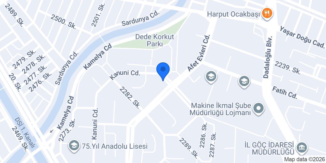 Şaşkın Market konumu