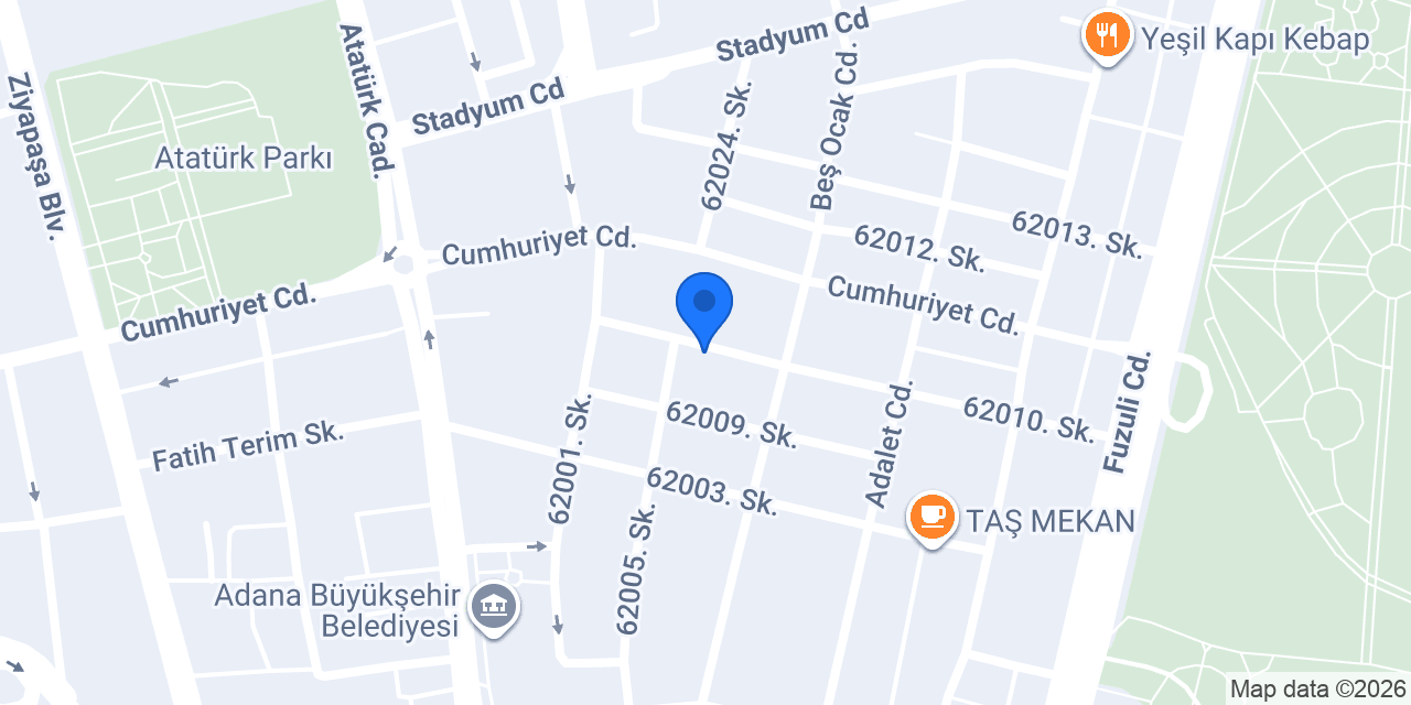 Zen Studio Adana konumu