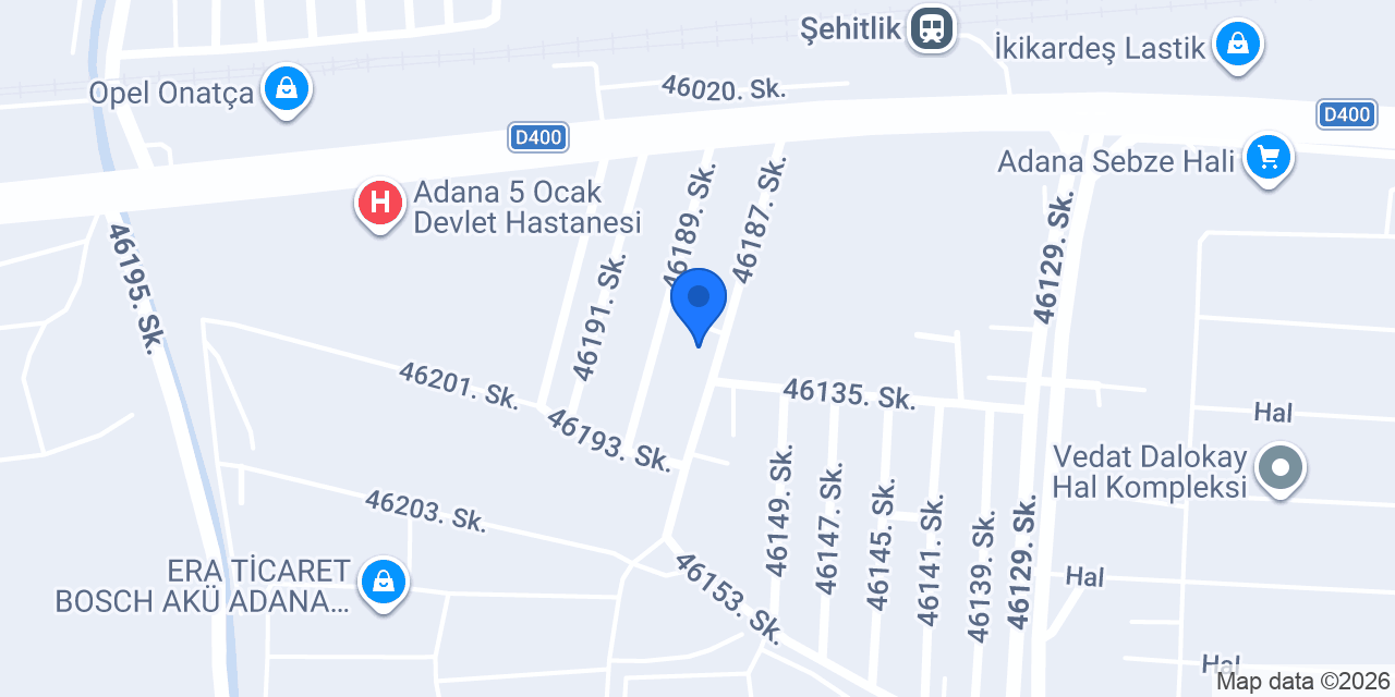 Aras Kargo Yeşiloba Şubesi konumu