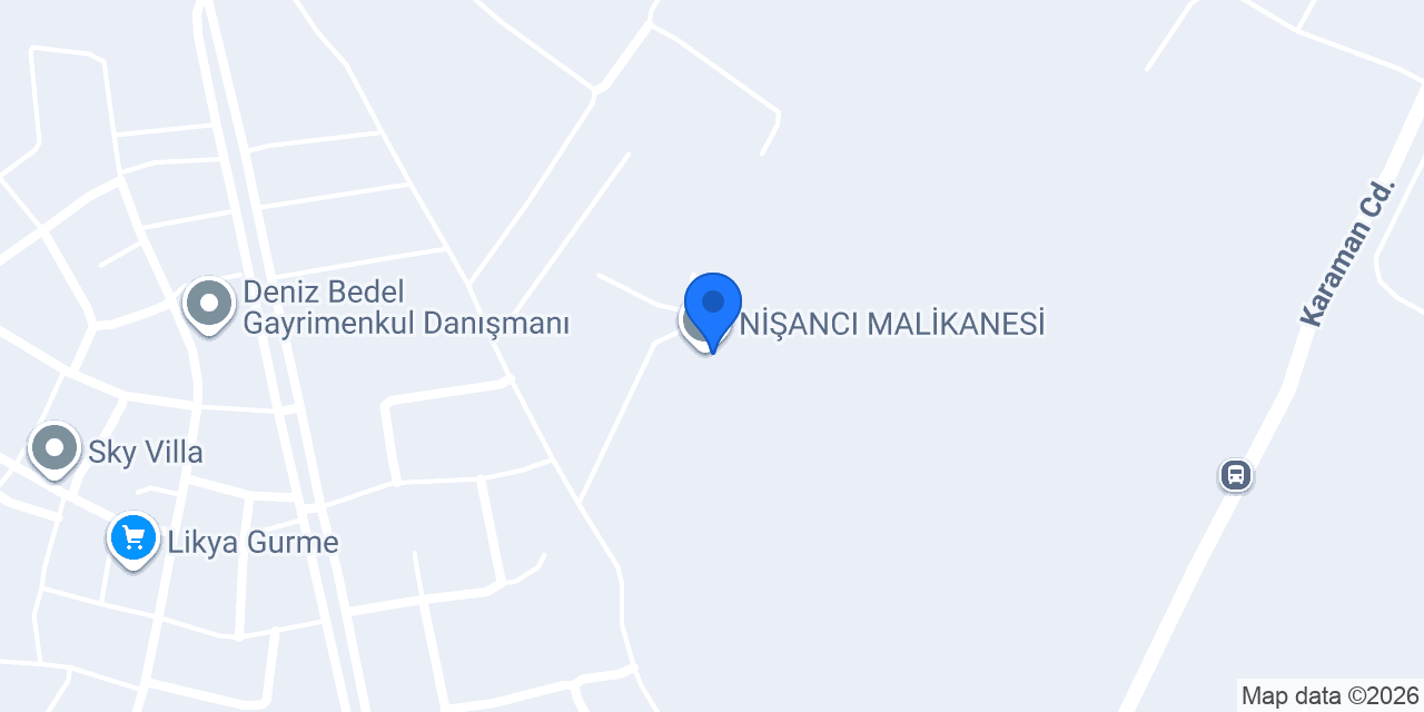 NİŞANCI MALİKANESİ konumu