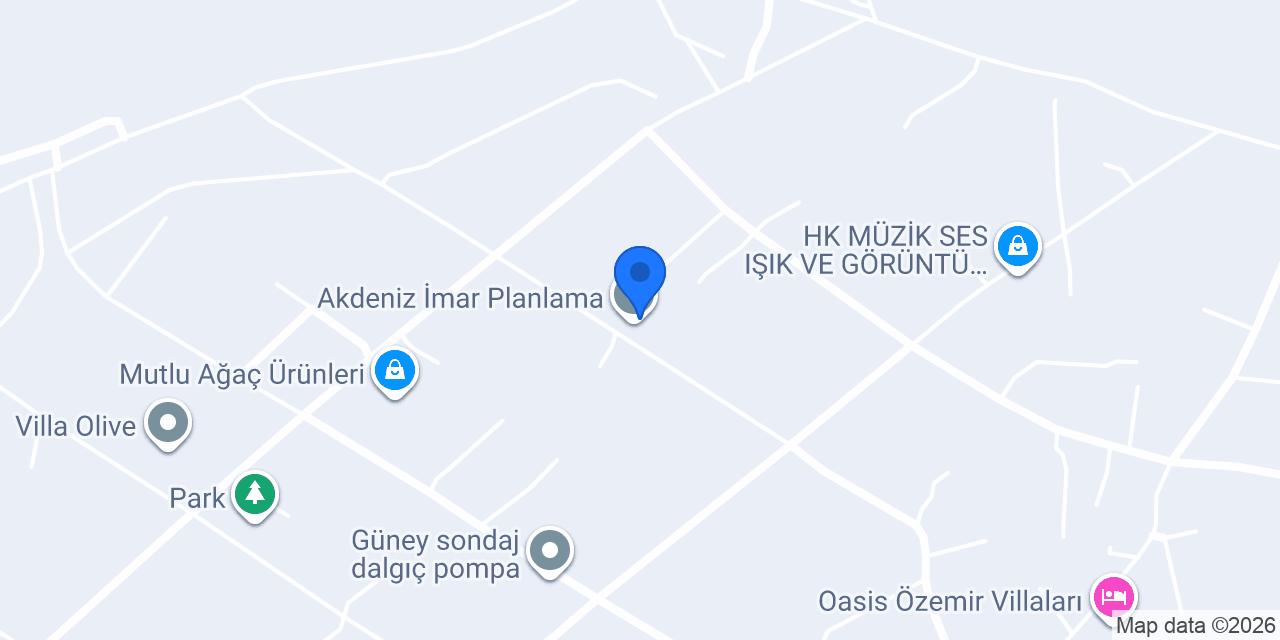 Akdeniz İmar Planlama konumu