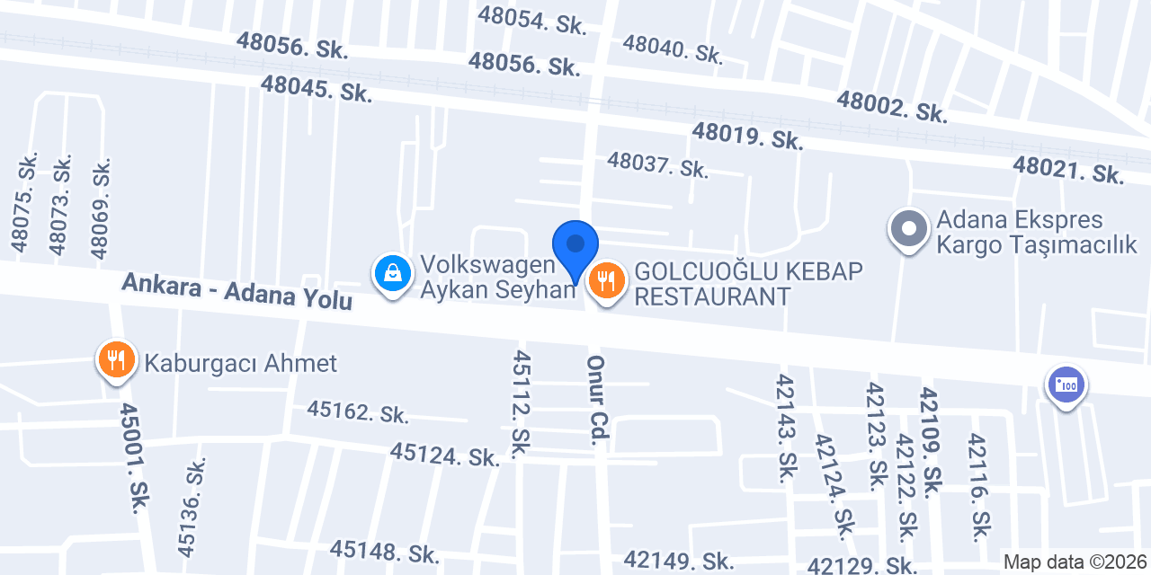 Dağyar Otomotiv Oto Yedek Parça konumu