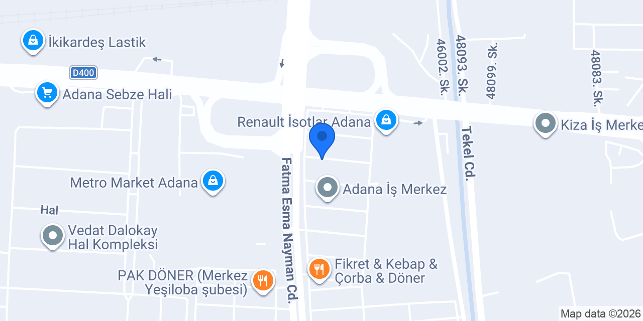 Babaoğul Toptan Market konumu