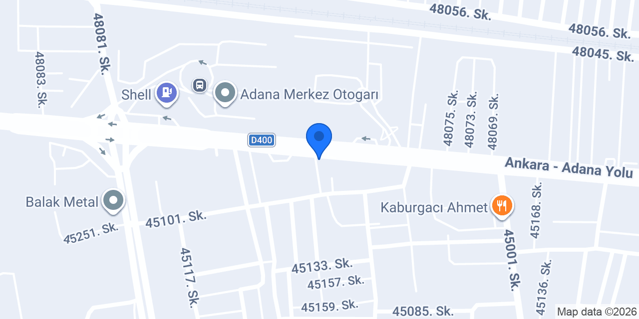 ADANA TAYMUR OTO SERVİS konumu