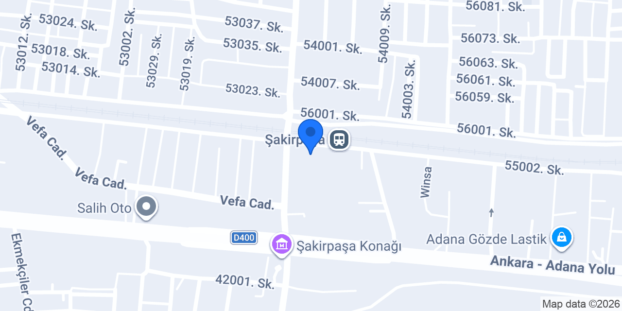DevCar Ford Özel Servis Adana konumu