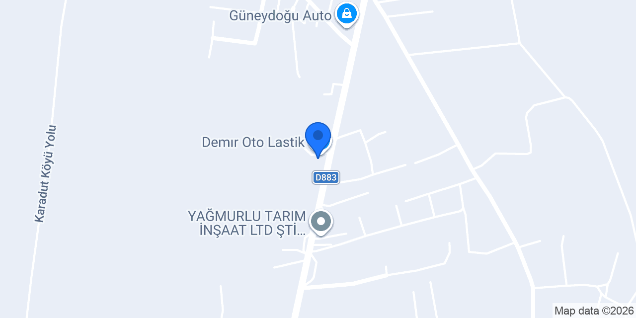 Demır Oto Lastik konumu
