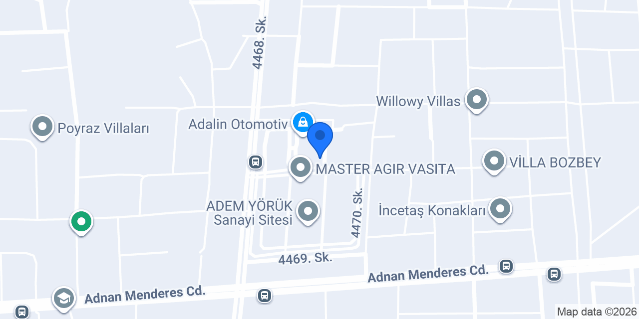 TSE Araç Kontrol Merkezi konumu