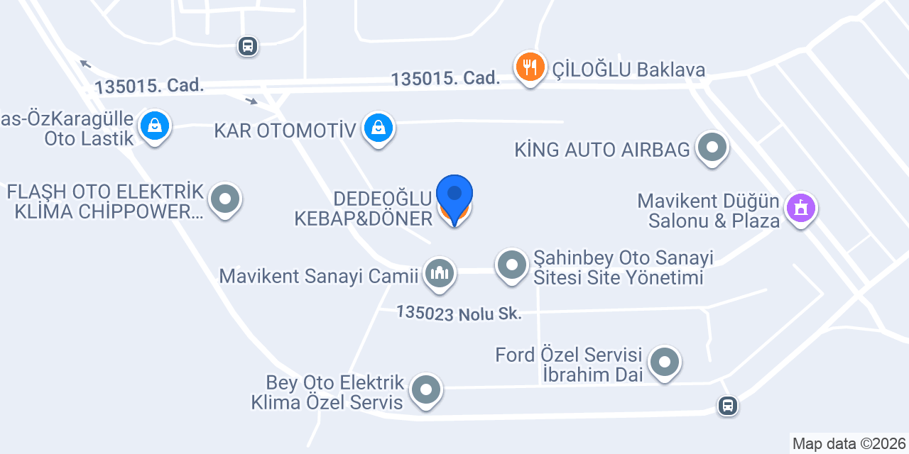 DEDEOĞLU KEBAP&DÖNER konumu