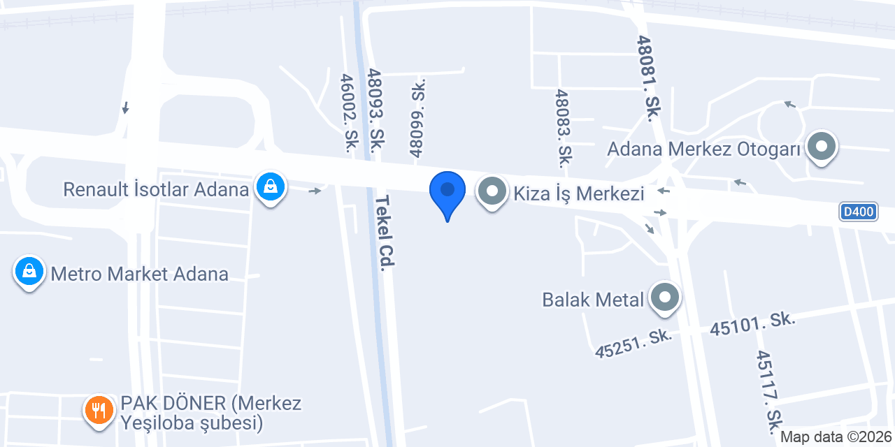 Erten GARAGE konumu
