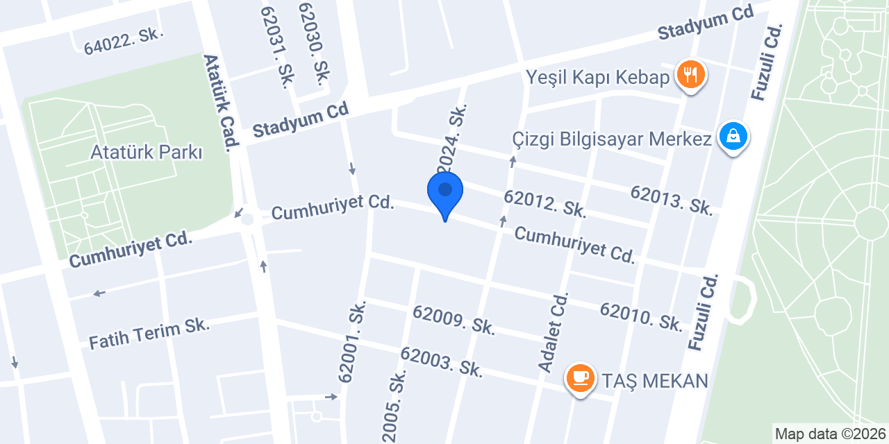 Altın Oran Yapı Denetim Ltd. Şti. konumu