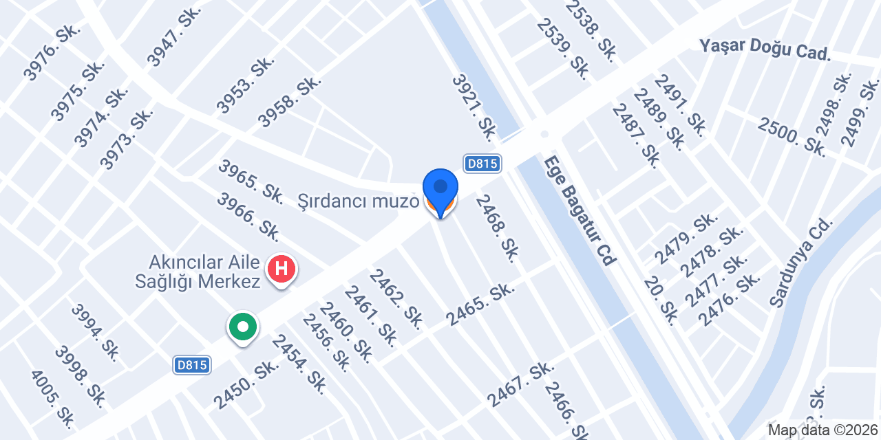 Şırdancı Ali Baba Şube 2 konumu
