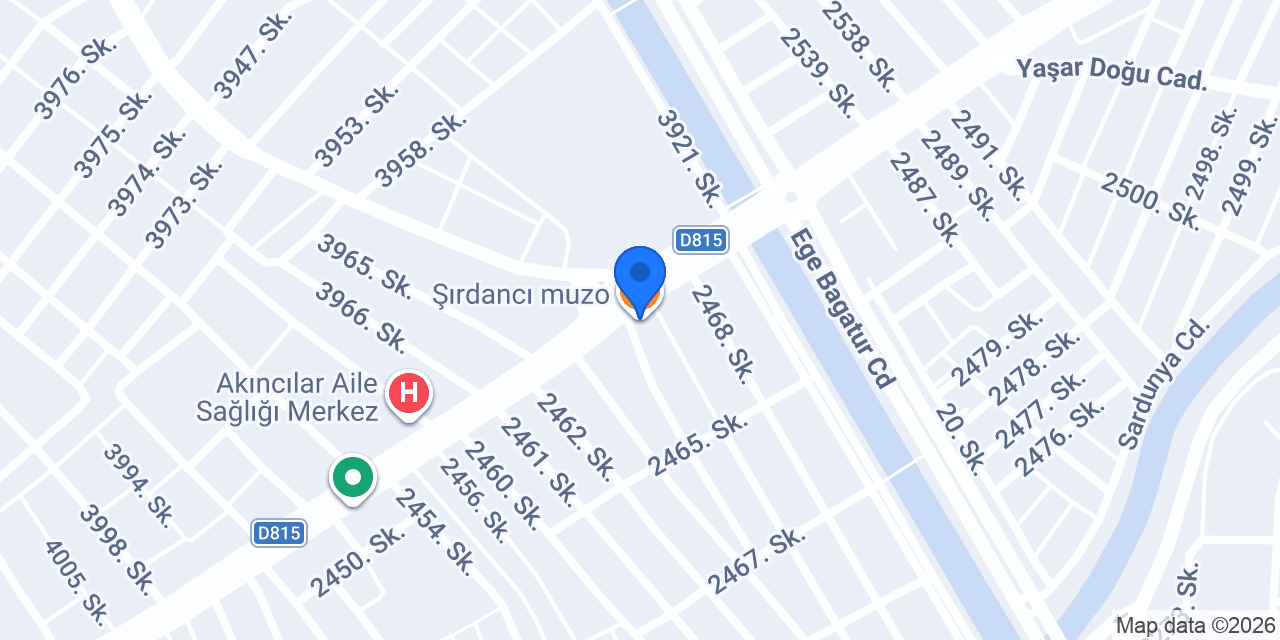 Şırdancı muzo konumu