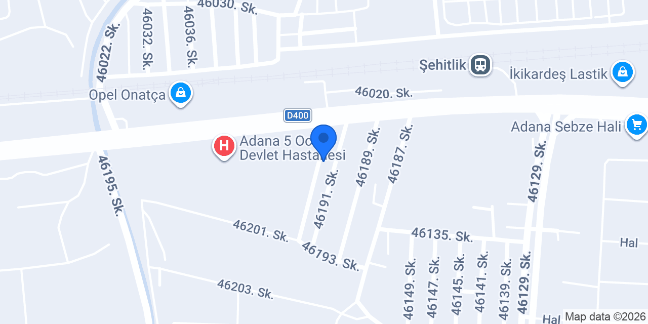 Samet TUTAR Veteriner Kliniği konumu
