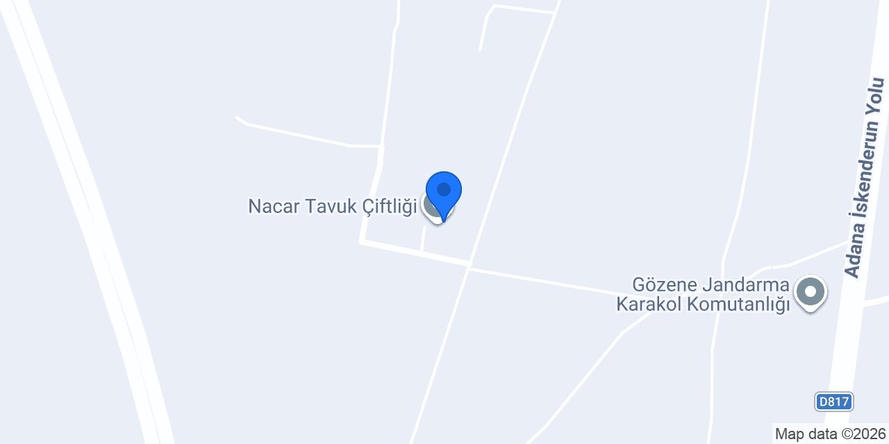 Nacar Tavuk Çiftliği konumu