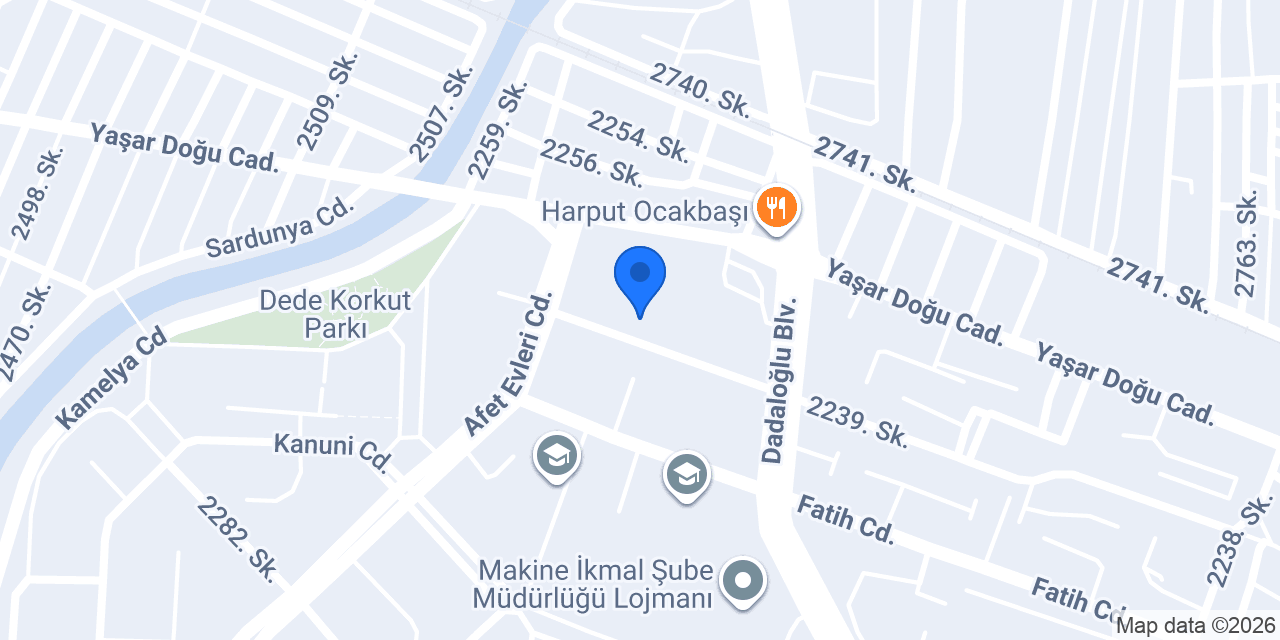Dervişler Ortaokulu konumu