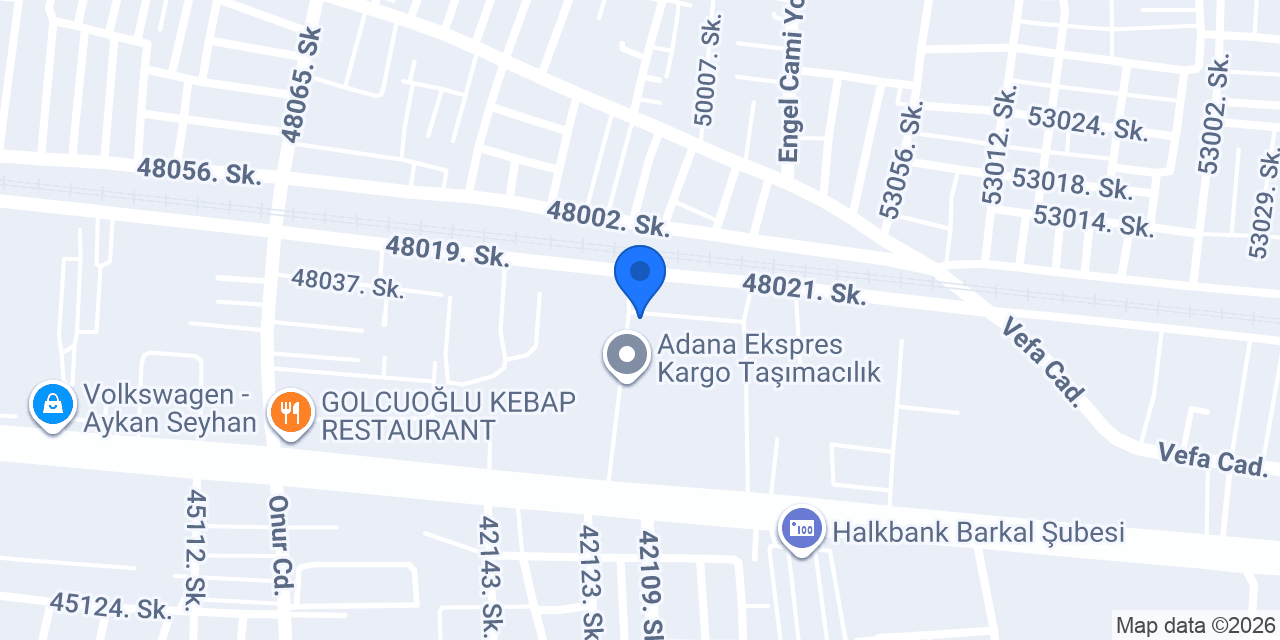 Adana Ekspress konumu