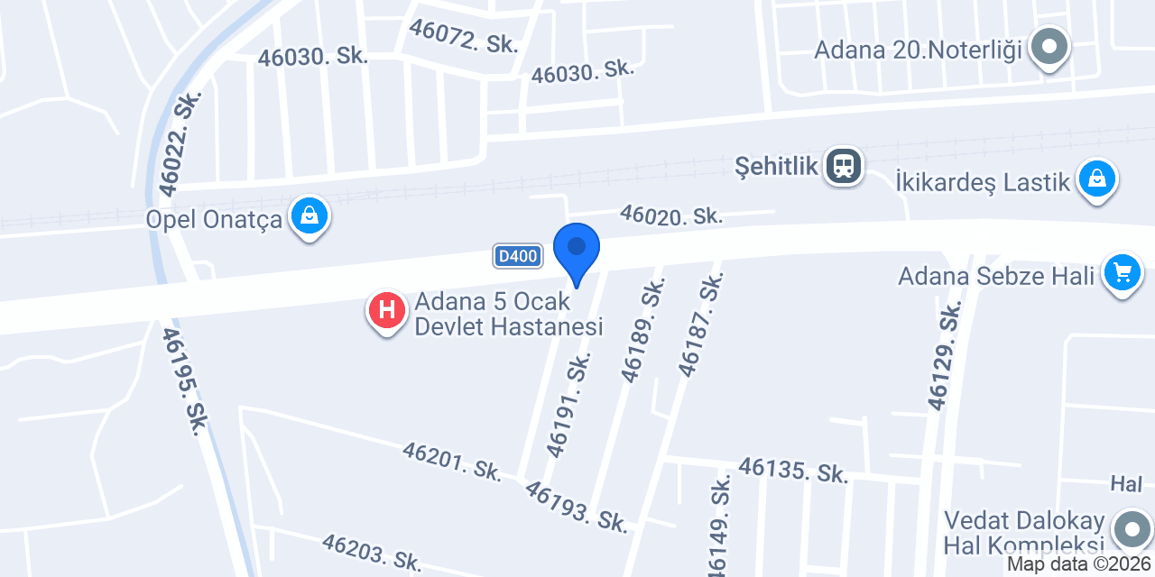 5 Ocak Eczanesi konumu