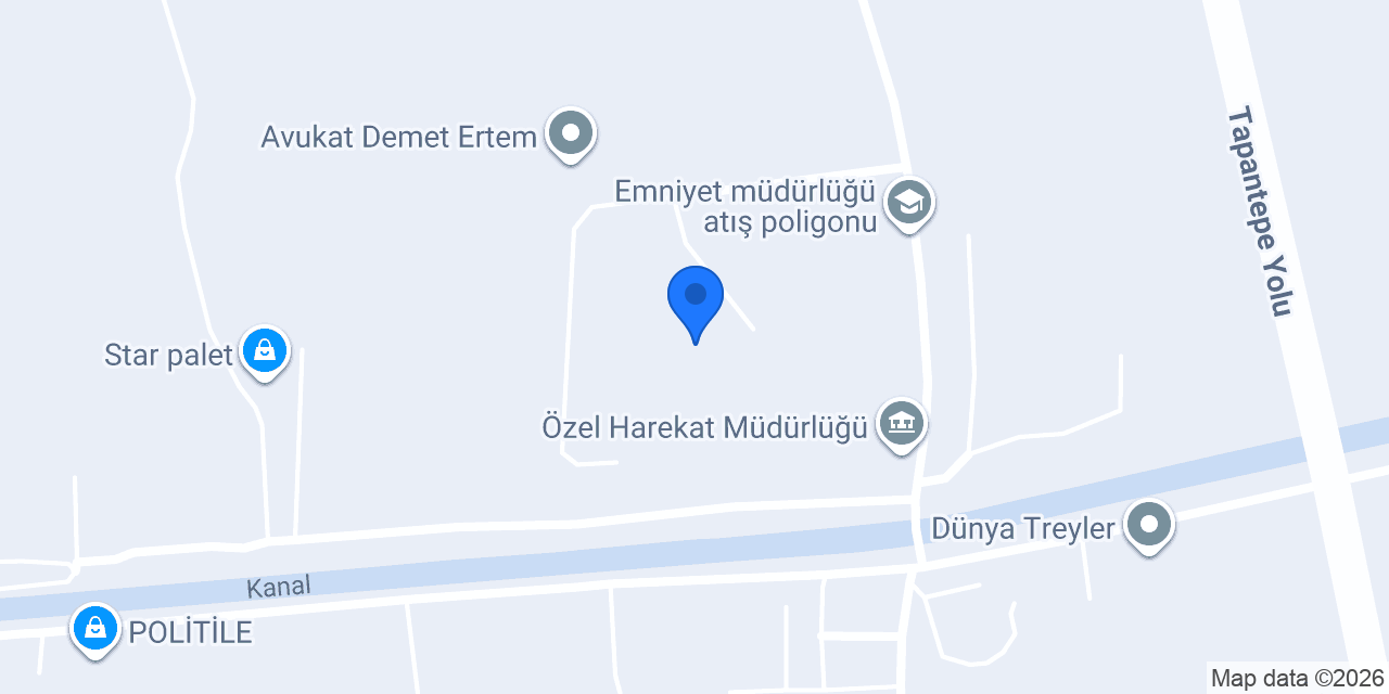 Özel Harekat Müdürlüğü Mescidi konumu