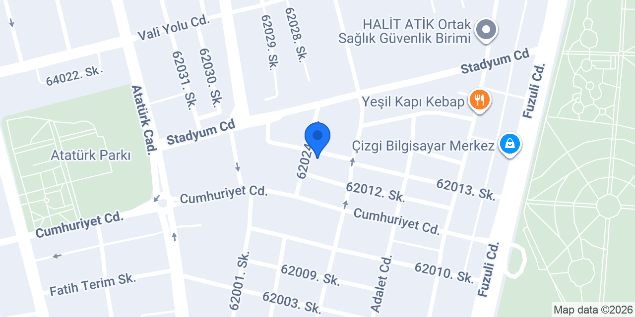 IELTS Sınav Merkezi - Kökdil Adana konumu