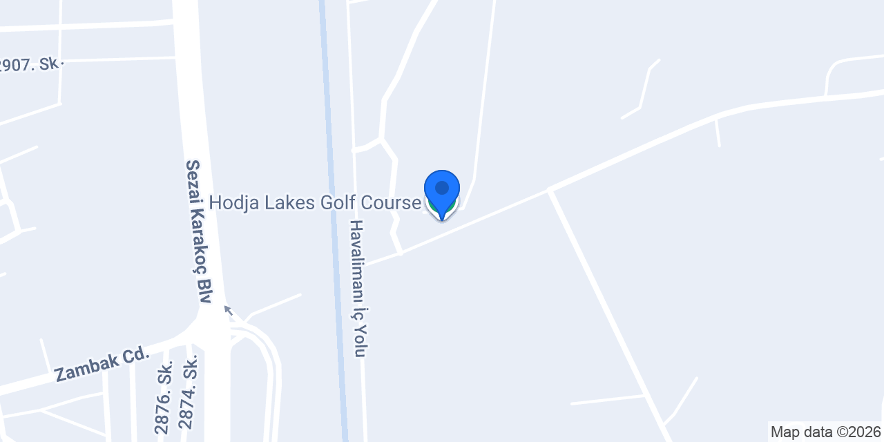 Hodja Lakes Golf Course konumu
