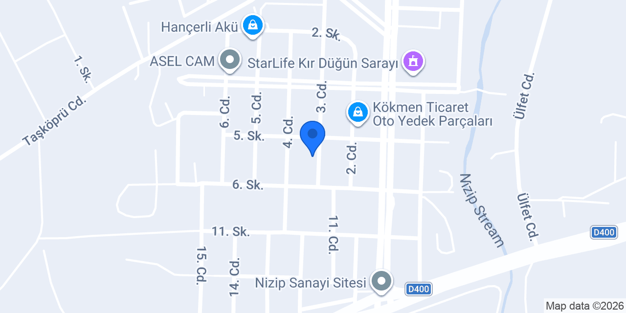 Kılıç Oto Test konumu