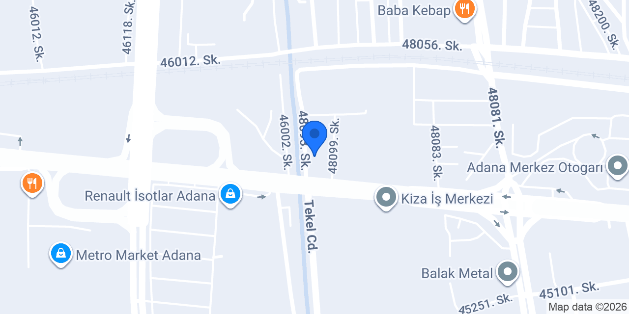 Özdemir Oto Lastik konumu