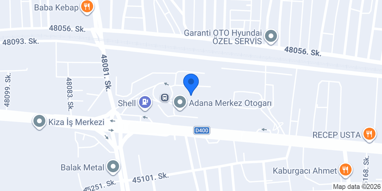 Martur Turizm - Adana konumu