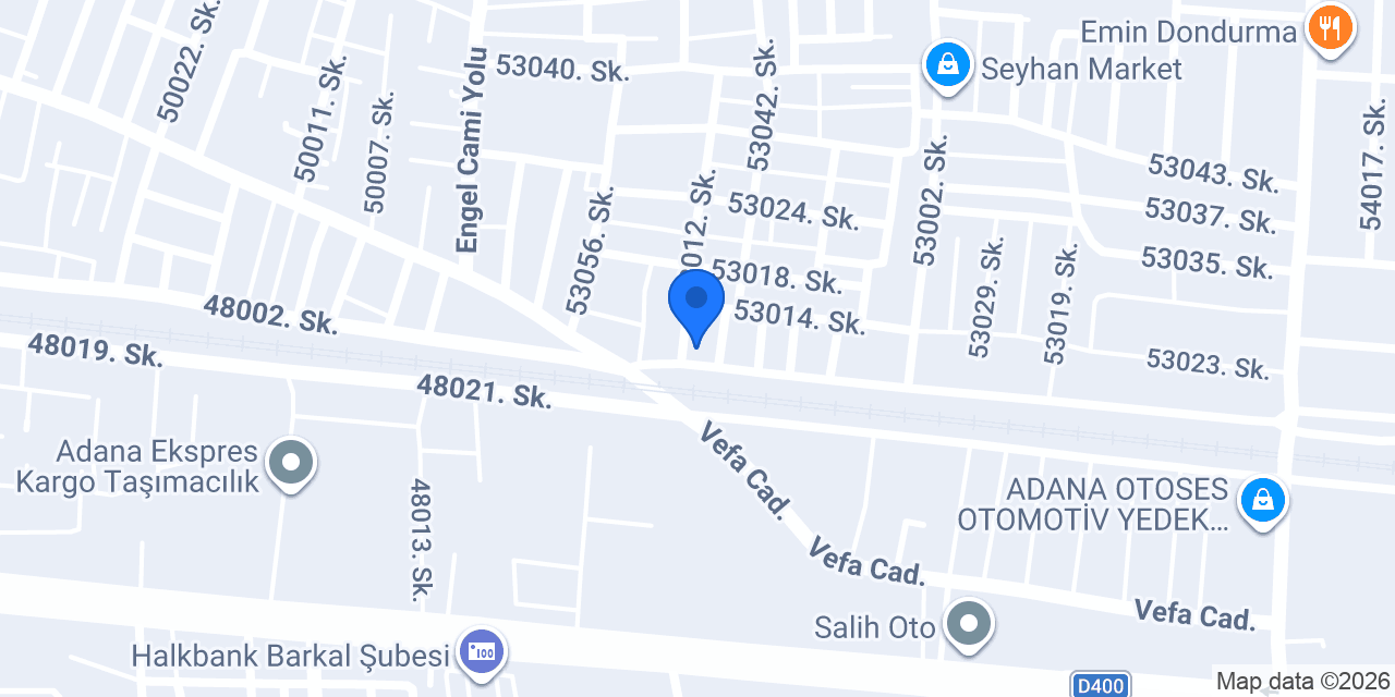 Adana Ford Servisi konumu