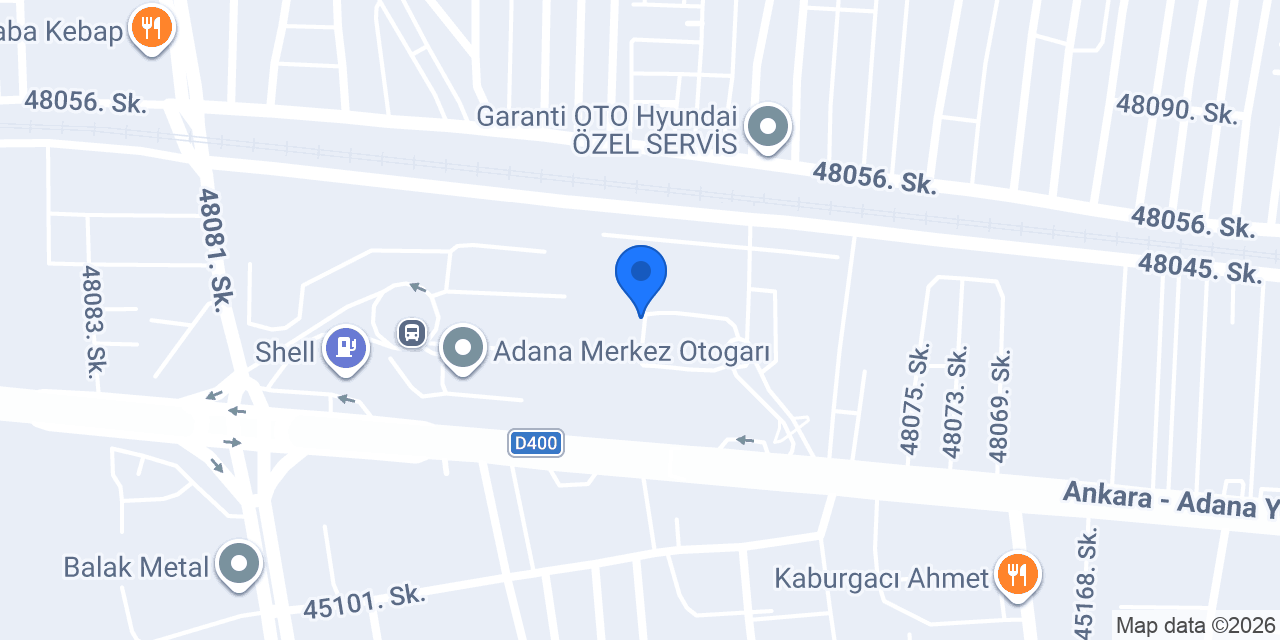 Akyüz Kebap konumu