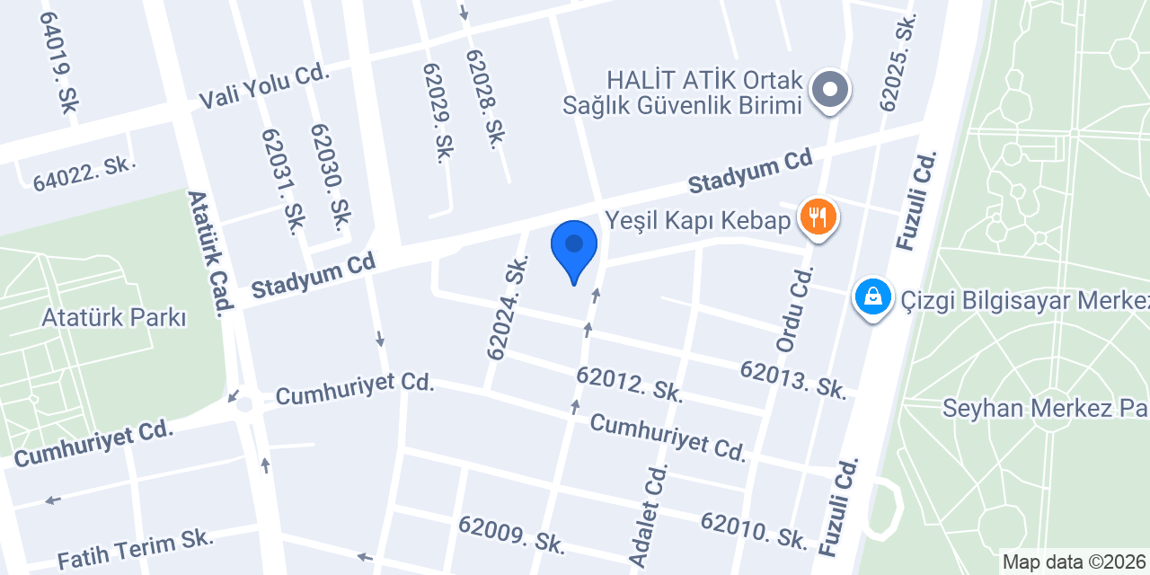 Adana Musıki Derneği konumu