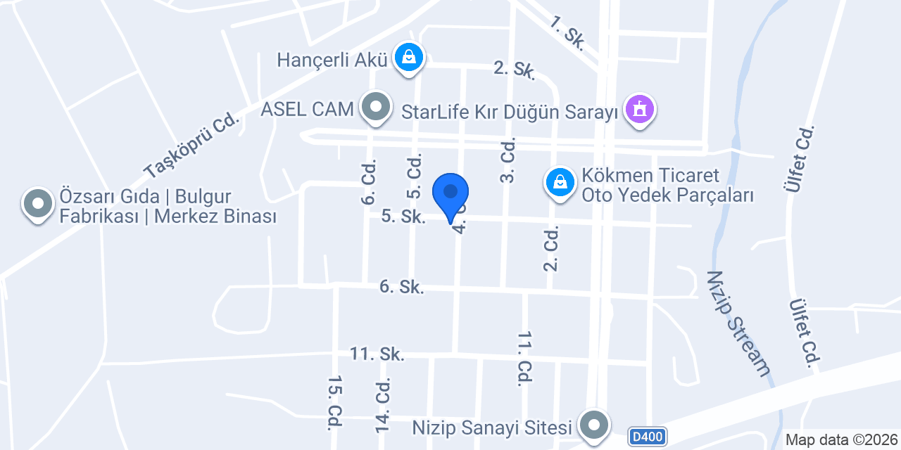 Kaplanlar Orman Ürünleri konumu