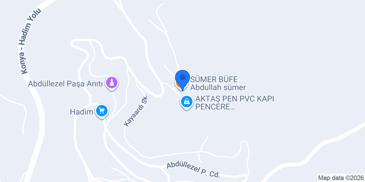 SÜMER BÜFE Abdullah sümer konumu