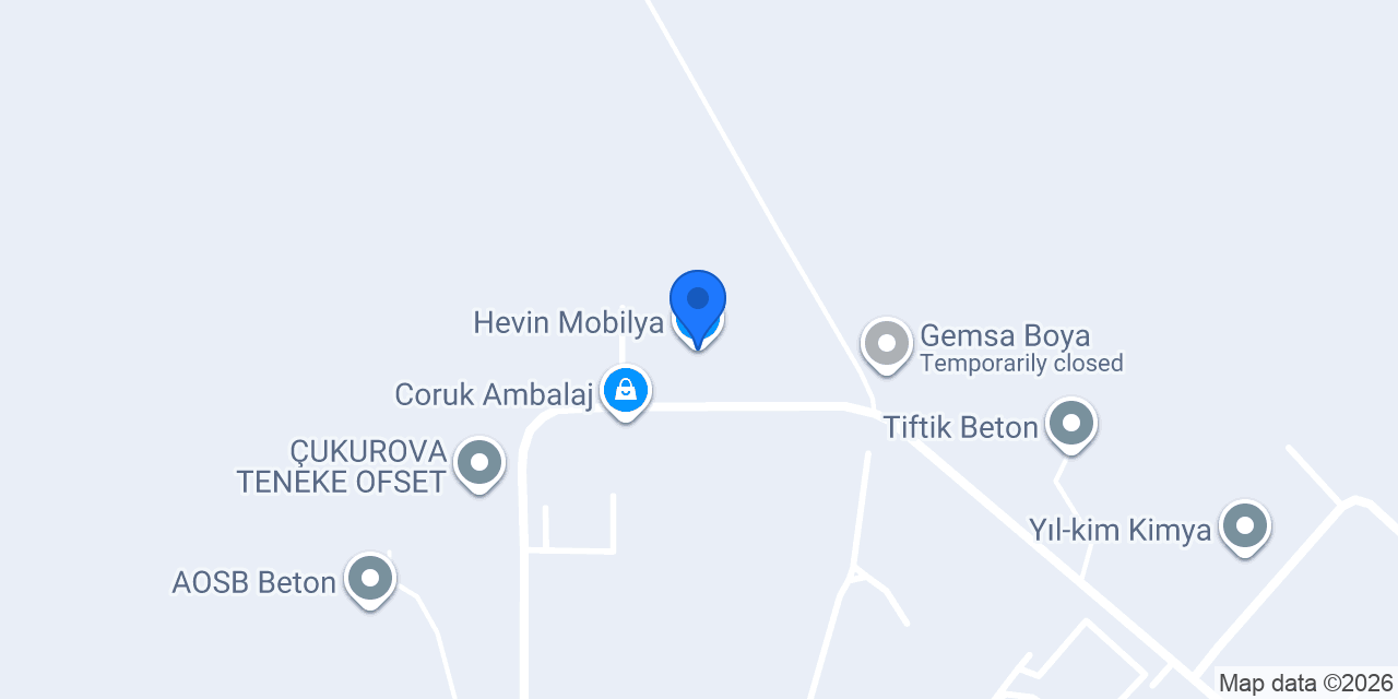 Hevin Mobilya konumu