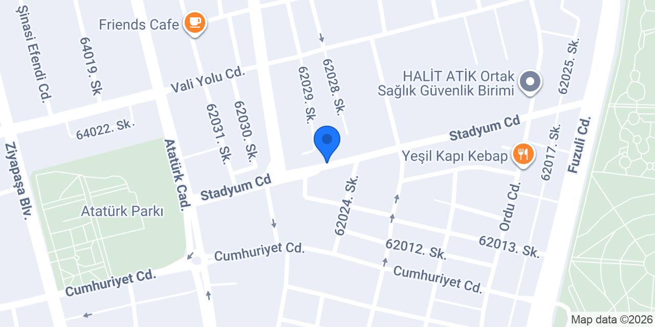 Konsept Diş Kliniği konumu