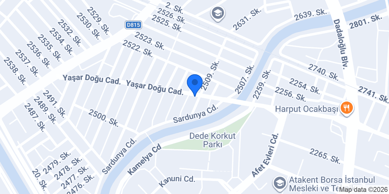 Ovam Döner konumu