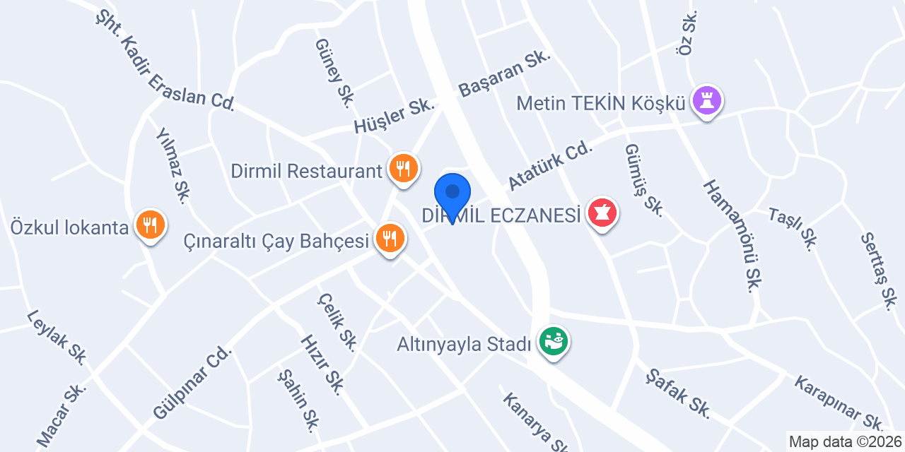Özen bayan kuaförü konumu