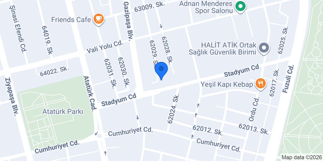Salon Onur Erkek Kuaförü konumu