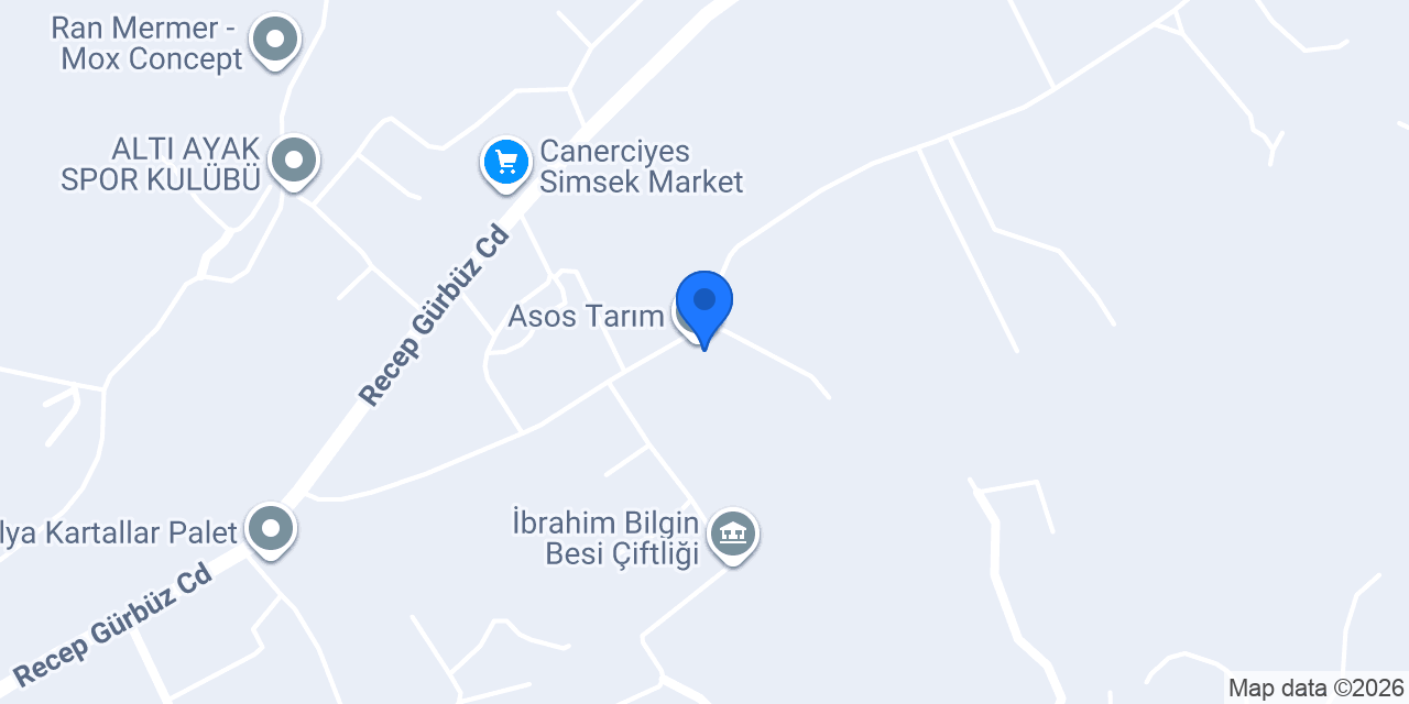 Asos Tarım konumu
