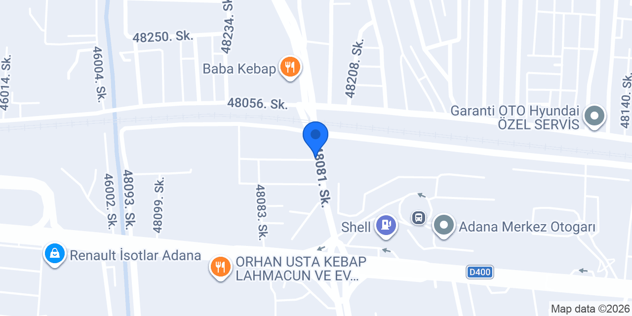 Karataş Oto Elektrik konumu