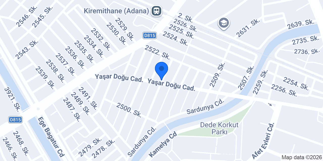 ÇAKIR ERKEK KUAFÖR'ü konumu
