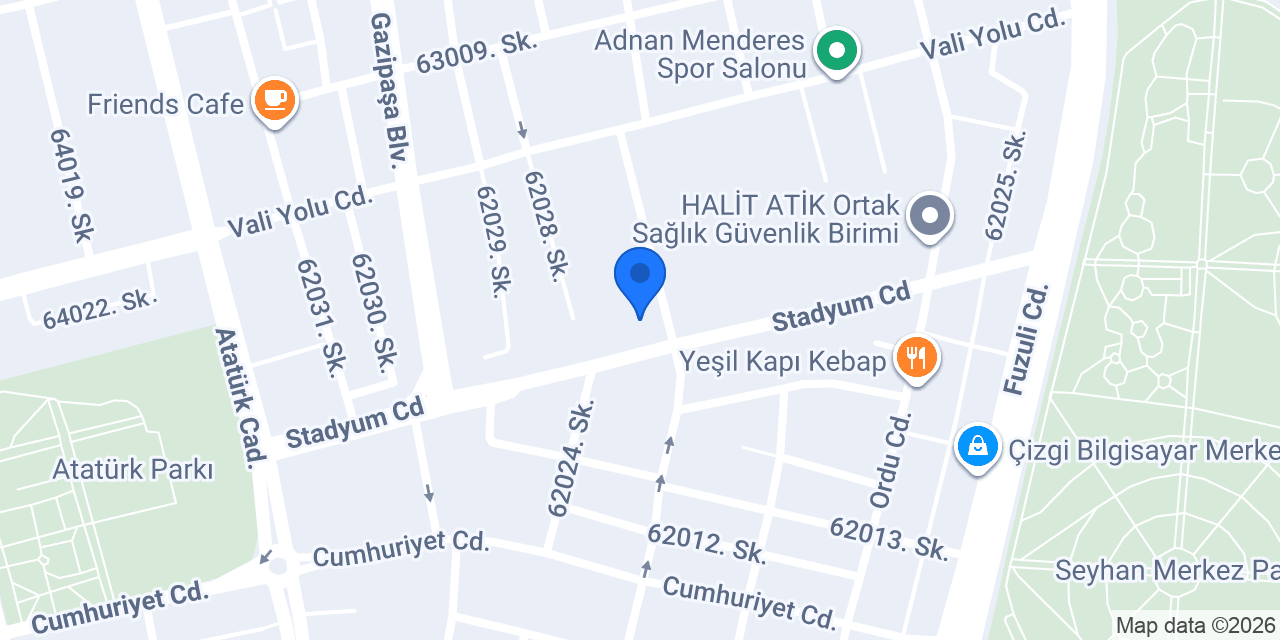 Ziraat Bankası Stad Şubesi konumu