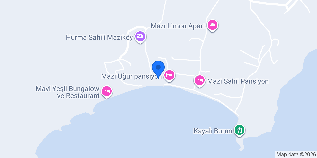 Oliva Apart Pansiyon konumu