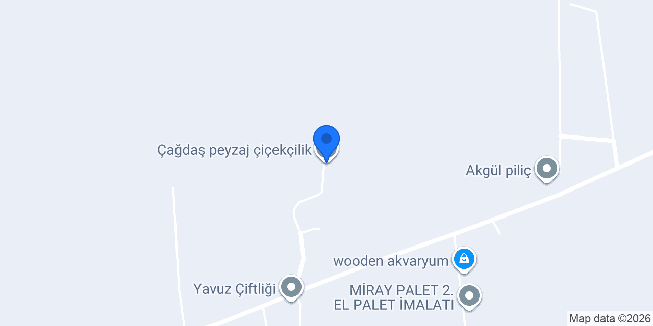 Çağdaş peyzaj çiçekçilik konumu